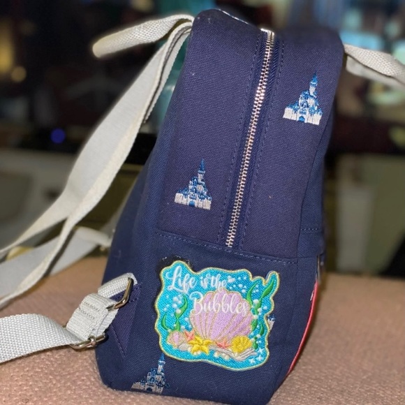 Custom Disney Loungefly Canvas Backpack - Picture 4 of 7